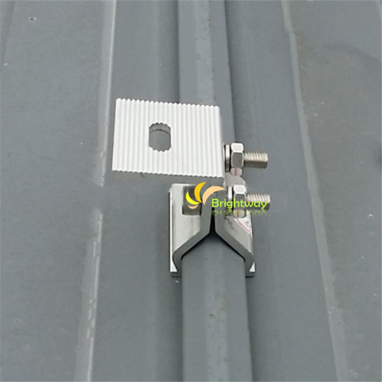 Aaj002 Aluminum Clamping for Roof Colour Steel Tile Solar System Installation