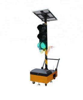 200mm Trolley Mobile Remote Control Solar Traffic Light