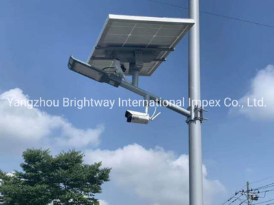 40W/50W/80W/100W Solar Street Lights with Monitoring System CCTV Camera