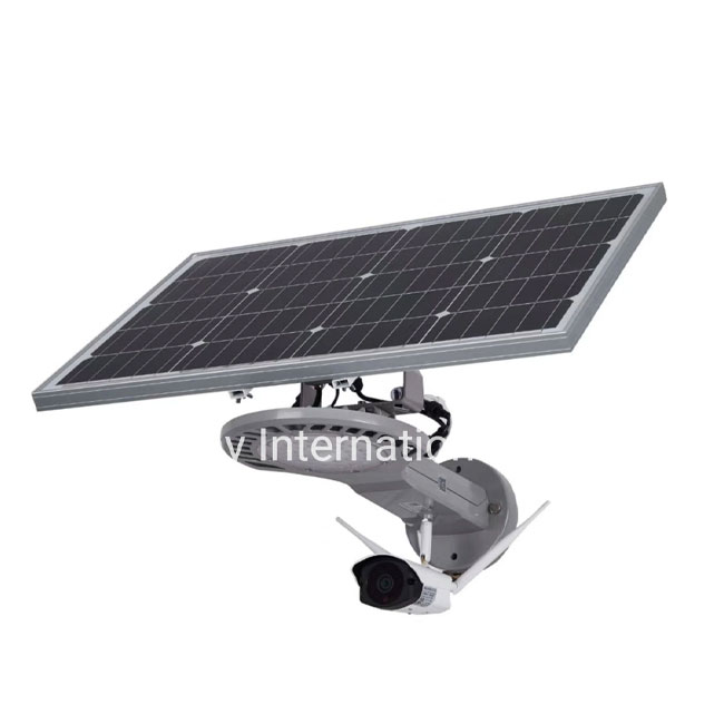40W/50W/80W/100W Solar Street Lights with Monitoring System CCTV Camera