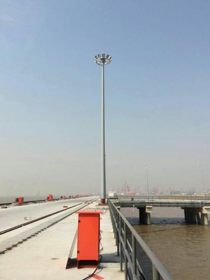 High Power Flood Lighting with Pole, Price 15m 20m 25m 30m LED High Mast Light