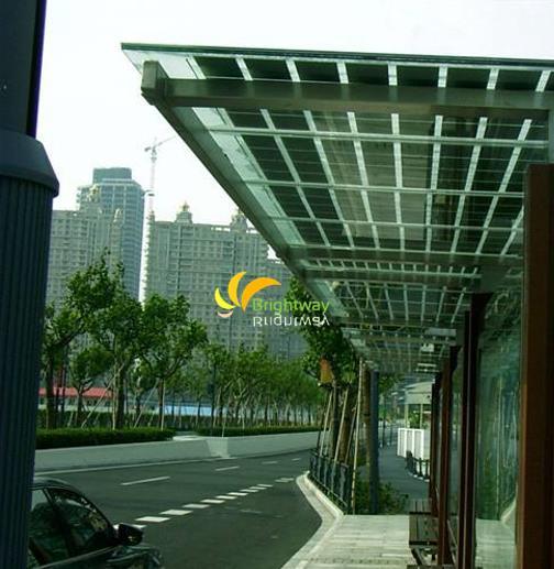 Dual Glass Transparent/Monocrystalline Solar Panel 305W