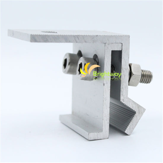 Aaj010 Aluminum Clamping for Roof Colour Steel Tile Solar System Installation
