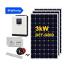 3kw 5kVA Solar System 450W Solar Panel Generation System Lithium Battery